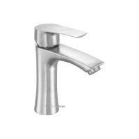 Змішувач води FALA для умивальника "STEELY 3" з кульовим регулятором [10]