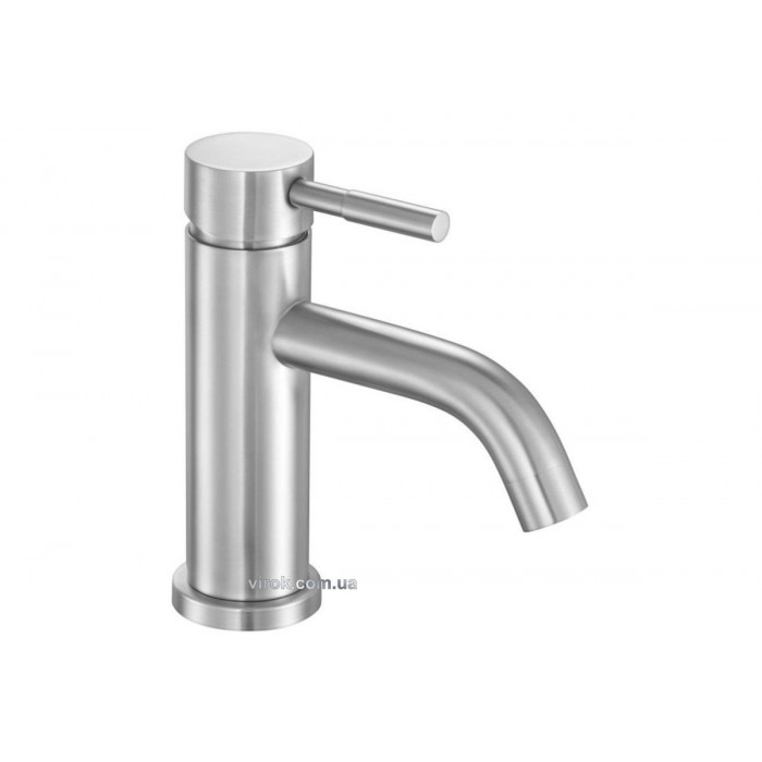 Змішувач води FALA для умивальника "STEELY 1" з кульовим регулятором [20]