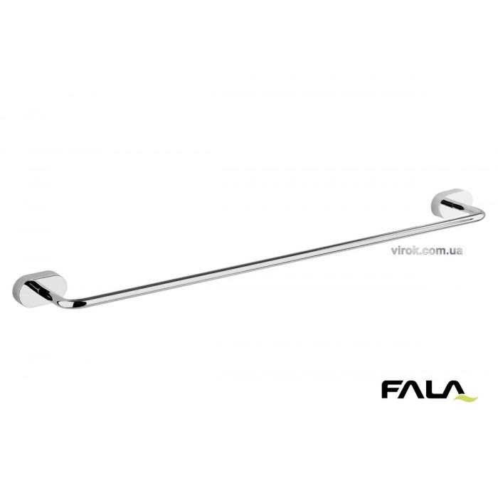 Тримач рушників настінний FALA, l= 60 см  металевий, покритий хромом; кріплення дюб/шуруп (DW)
