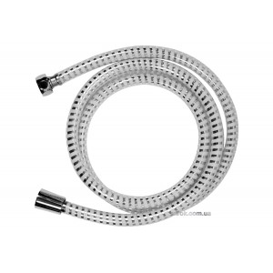 Шланг для душа FALA Ø= 14 мм, покритий хром-білою ПВХ гофрою, G 1/2, l= 1,5 м [50]