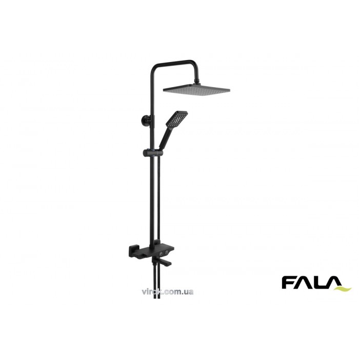 Душовий комплект NOIR 2 FALA: зі штивним і знімним розприскувачами [4]