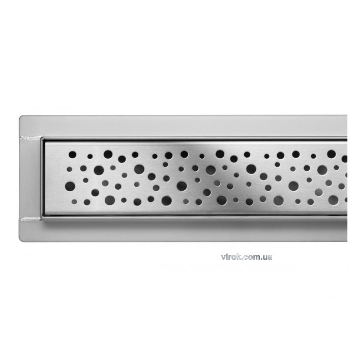 Трап підлоговий для душу з нержавіючої сталі "NAPO" FALA; 50х 7х 5,2 см [6]