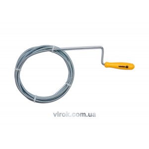 Трос пружний для чистки каналізаційних труб VOREL, Ø= 6 мм, l= 3 м  [18/36]