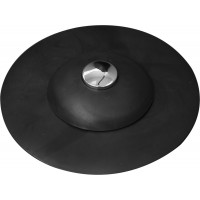 Корок до ванни і раковин, силіконовий FALA, Ø= 100 мм, чорний(DW)
