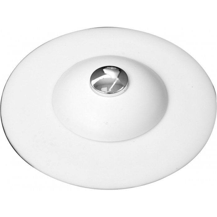 Корок до ванни і раковин, силіконовий FALA, Ø= 100 мм, білий(DW)