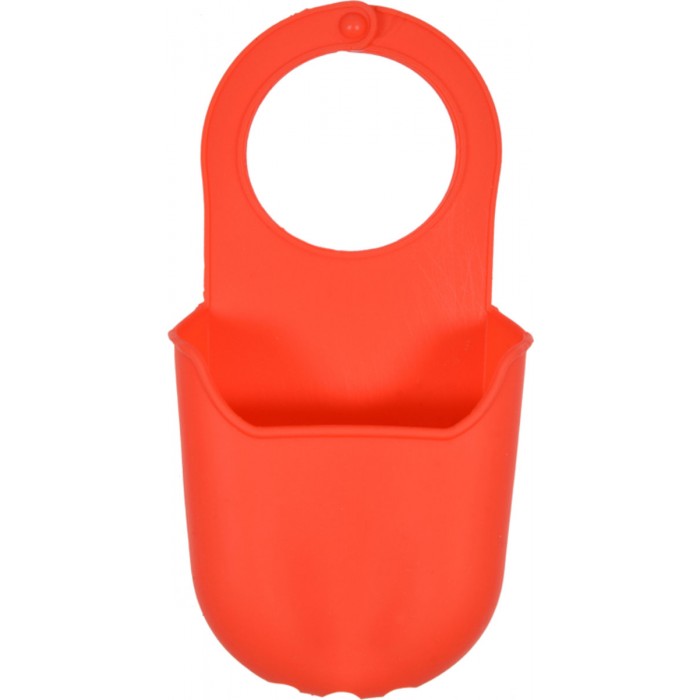 Органайзер силіконовий, червоний, підвісний FALA для губки, 200х 100 мм [144]