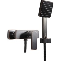 Змішувач води FALA для душу "RETRO BLACK 3" з кульовим регулятором [12]