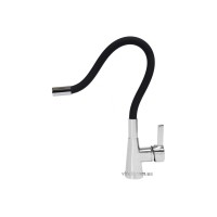 Змішувач води FALA "FLEXIBLE" для раковини з гнучкою чорною лійкою [10/120]