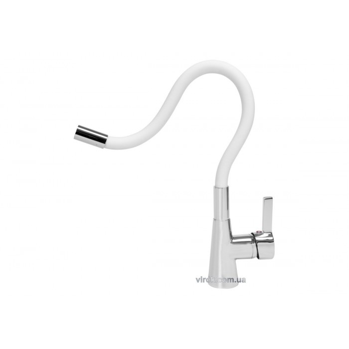 Змішувач води FALA "FLEXIBLE" для раковини з гнучкою білою лійкою [10]