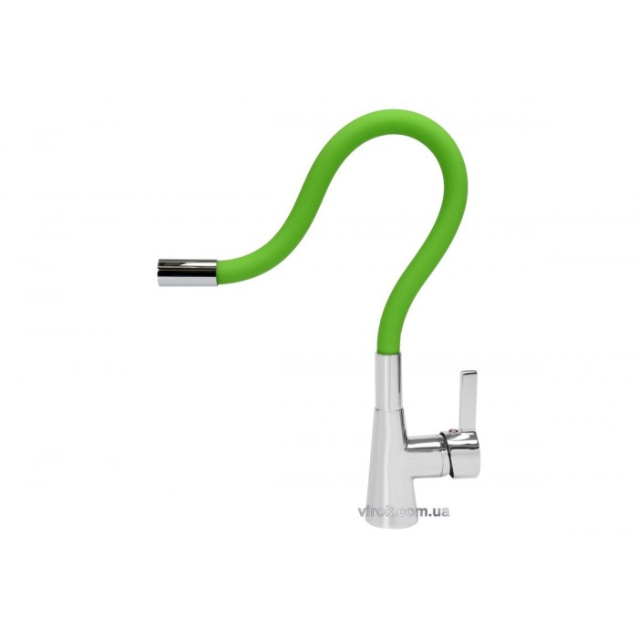 Змішувач води FALA "FLEXIBLE" для раковини з гнучкою зеленою лійкою [10]
