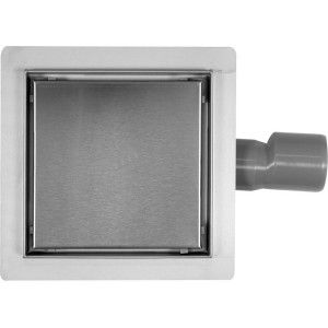 Трап підлоговий зливний FALA 25 x 25 см з нержавіючої сталі [10]