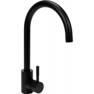 Змішувач води для раковини "STEELY BLACK 1" FALA з кульовим регулятором, чорний [10]