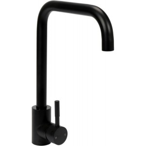 Змішувач води для раковини "STEELY BLACK 2" FALA з кульовим регулятором, чорний [10]