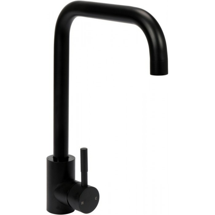 Змішувач води для раковини "STEELY BLACK 2" FALA з кульовим регулятором, чорний [10]