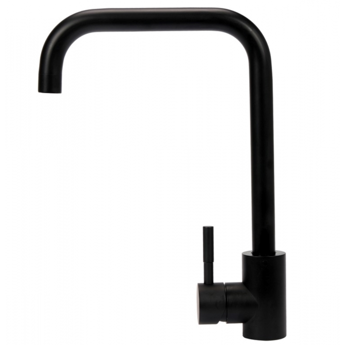 Змішувач води для раковини "STEELY BLACK 2" FALA з кульовим регулятором, чорний [10]