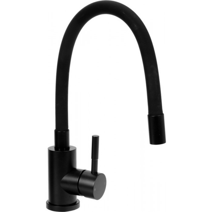 Змішувач води FALA "BLACK FLEXIBLE" для раковини з гнучкою чорною лійкою [10]