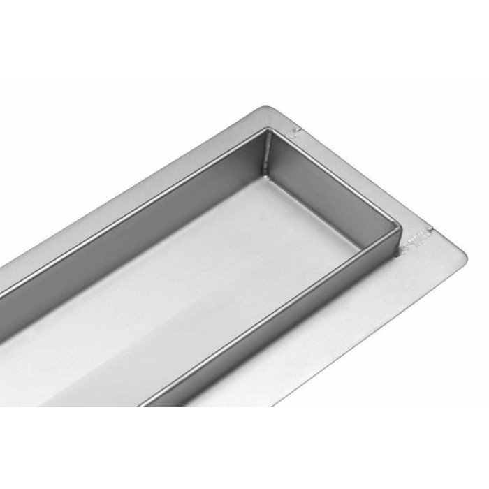 Трап підлоговий лінійний з нержавіючої сталі FALA WET-DRY; 60х 7х 2 см, сифон- 52 мм [6]