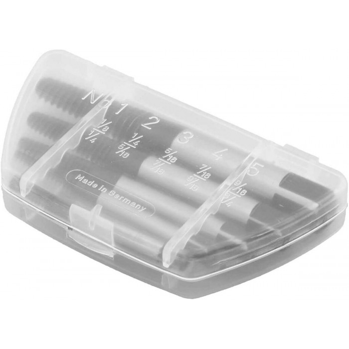 Набір екстракторів USH : М3-М18. N°1-5.  для гвинів 5 Од.