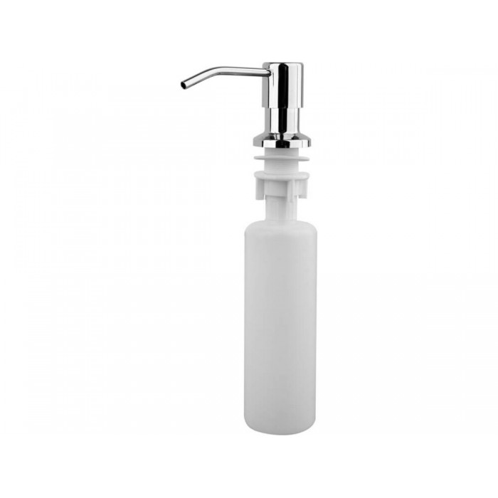 Дозатор плину для миття посуду FALA 330 мл, Ø= 55 мм, H= 275 мм, носик- 11 см, зі сталі, хромована