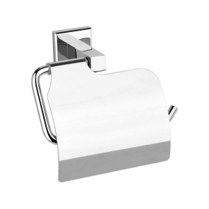 Тримач туалетного паперу настінний з клаптем FALA з цинкового сплаву хромований [4/24]