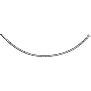 Шланг водопровідний з опліткою з нерж сталі FALA l= 600мм Ø= 8/12, з'єдн F-3/8" х M-M10x1- 50мм 1МПа