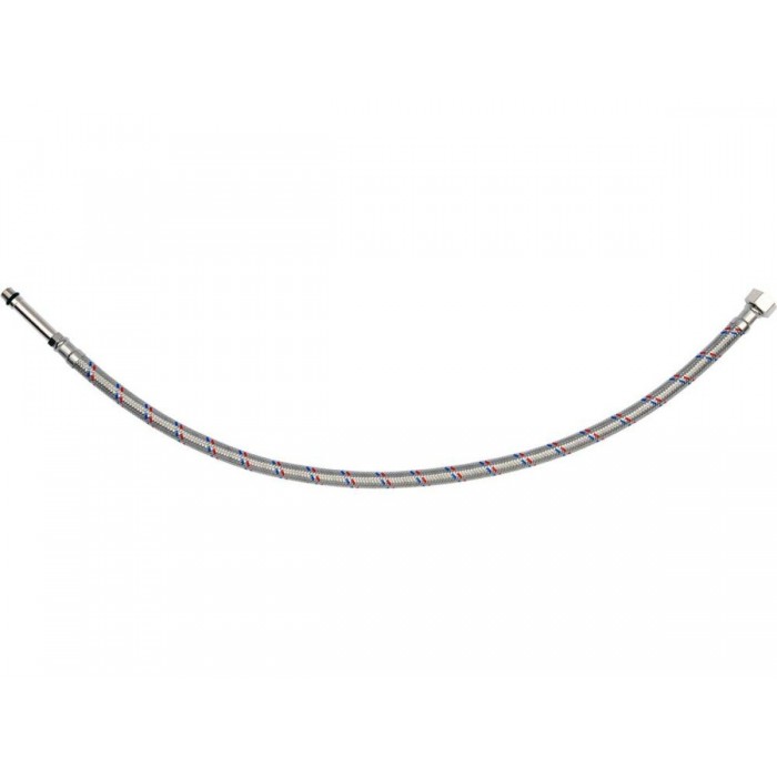 Шланг водопровідний з опліткою з нерж сталі FALA l= 600мм Ø= 8/12, з'єдн F-3/8" х M-M10x1- 50мм 1МПа