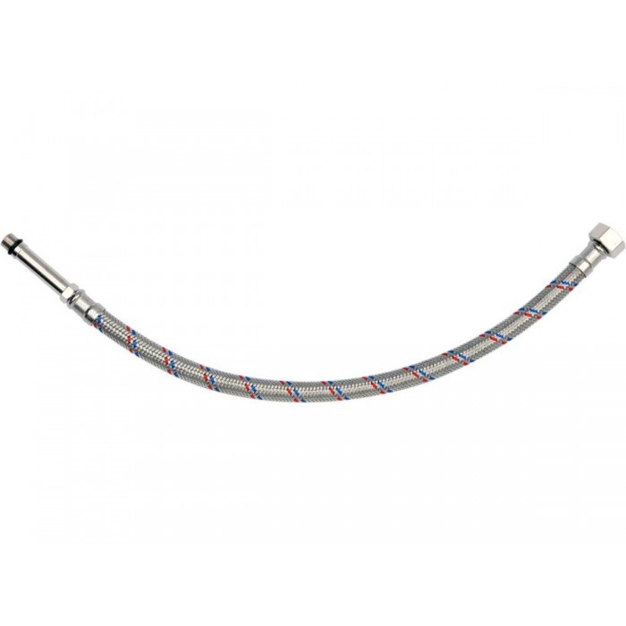 Шланг водопровідний з опліткою з нерж сталі FALA l= 400мм Ø= 8/12, з'єдн F-3/8" х M-M10x1- 50мм 1МПа