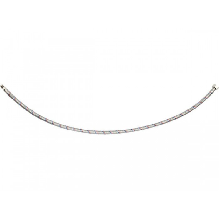 Шланг водопровідний з опліткою з нерж сталі FALA l= 600мм Ø= 8/12, з'єдн F-3/8" х M-M10x1- 17мм 1МПа