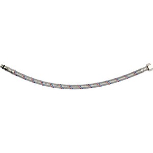 Шланг водопровідний з опліткою з нерж сталі FALA l= 400мм Ø= 8/12, з'єдн F-3/8" х M-M10x1- 17мм 1МПа