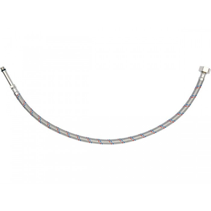 Шланг водопровідний з опліткою з нерж сталі FALA l= 600мм Ø= 8/12, з'єдн F-1/2" х M-M10x1- 50мм 1МПа