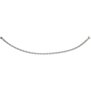 Шланг водопровідний з опліткою з нерж сталі FALA l= 800 мм, Ø= 8/12, з'єднання F-1/2" х M-3/8" 1 МПа