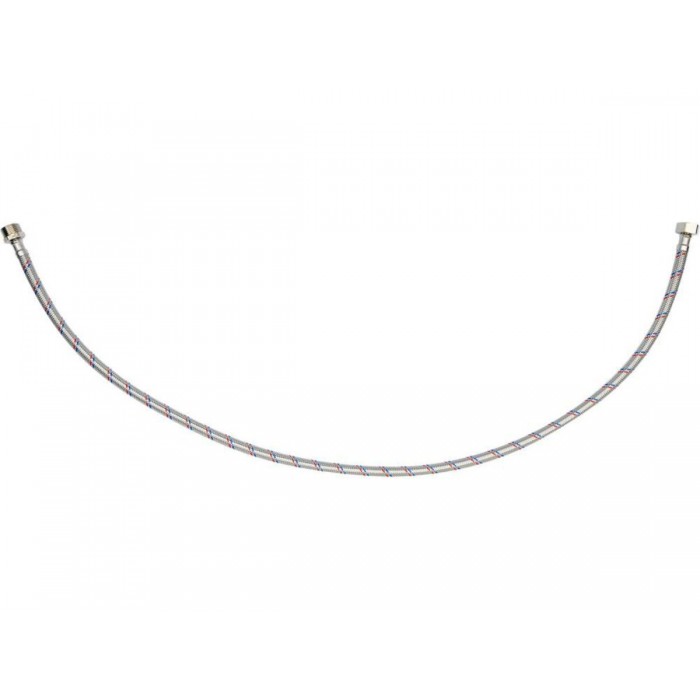 Шланг водопровідний з опліткою з нерж сталі FALA l= 1000мм, Ø= 8/12, з'єднання М-1/2" х F-1/2" 1 МПа