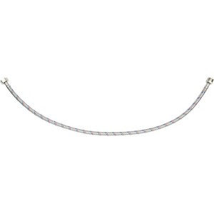 Шланг водопровідний з опліткою з нерж сталі FALA l= 800 мм, Ø= 8/12, з'єднання М-1/2" х F-1/2" 1 МПа