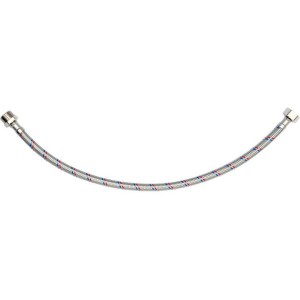 Шланг водопровідний з опліткою з нерж сталі FALA l= 500 мм, Ø= 8/12, з'єднання М-1/2" х F-1/2" 1 МПа