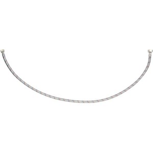 Шланг водопровідний з опліткою з нерж сталі FALA l= 1000мм, Ø= 8/12, з'єднання F-1/2" х F-3/8" 1 МПа