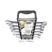 Ключі ріжково - накидні VOREL Cr-V, М 8-17 мм, Набір 6 шт. [4/40]