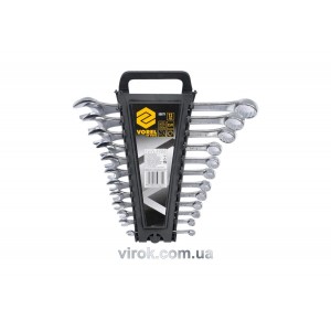 Ключі ріжково - накидні VOREL, М 6-22 мм, Набір 12 шт.  [2/20]