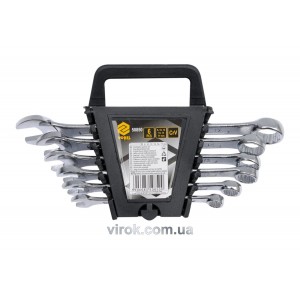 Ключі ріжково - накидні VOREL, М 8-17 мм, Набір 6 шт.  [4/40]