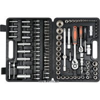 Набір головок торцевих, насадок STHOR : квадрат 1/2" з інструментами [108 Од.] [3/96]