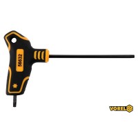 Ключ TORX VOREL : тип "Т", Т20 x 100 x 72 мм, Cr-V 6150 [24/192]