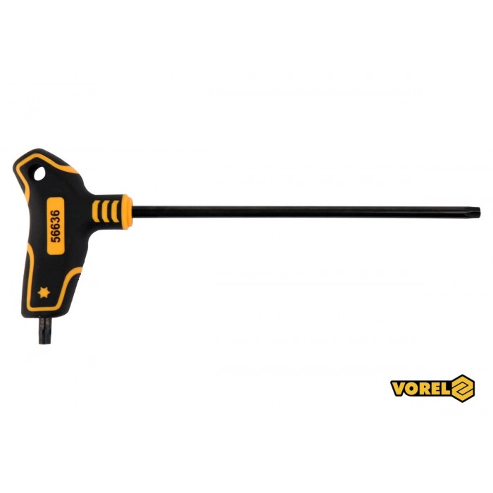 Ключ TORX VOREL : тип "Т", Т40 x 200 x 111 мм, Cr-V 6150(DW)