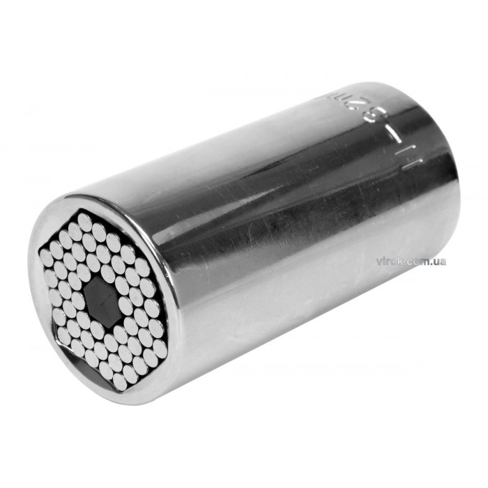 Головка торцева універсальна VOREL : квадрат 1/2", М 11-32, L= 85 мм, CrV [6/24]
