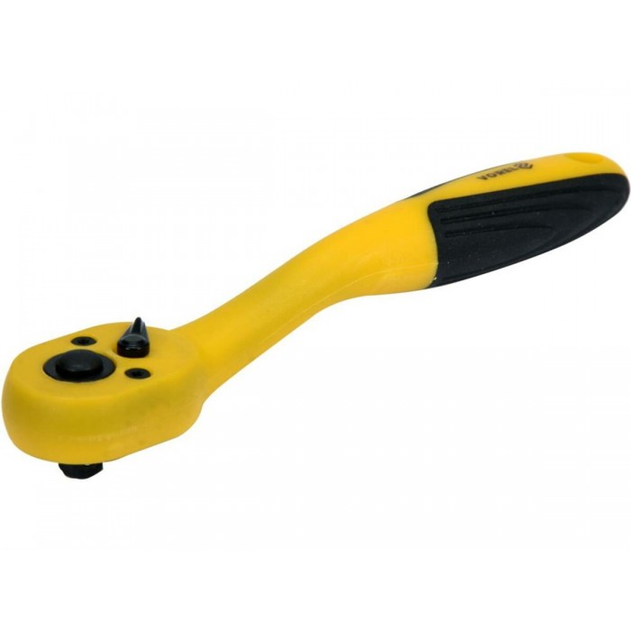 Тріщатка VOREL до головок торцевих, квадрат 1/4", L= 155 мм, 72 зуби [12/72]