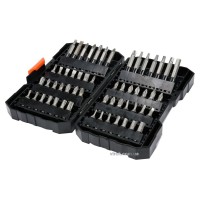 Насадки викруткові STHOR Cr-V, з 6-гран. хвостов.- 1/4", l= 25 мм, наб. 56 елем. [8/16]