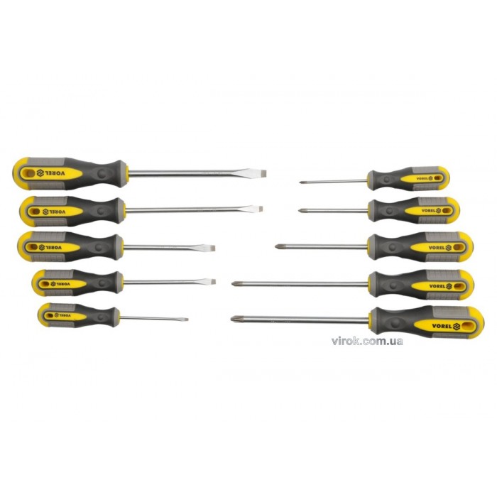 Набір викруток VOREL : CrV. 10 шт. [6/24]