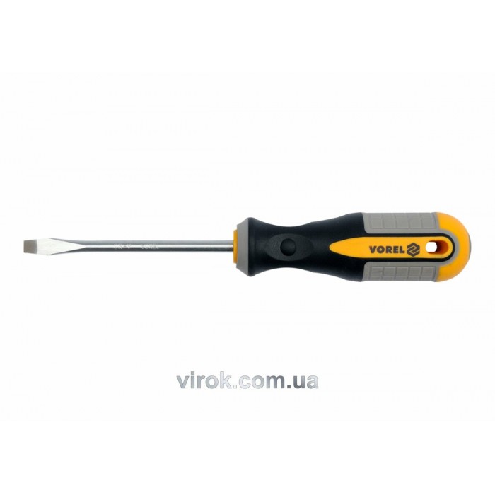 Викрутка плоска VOREL : SL6 х 150 мм. Cr-V [12/36/144]