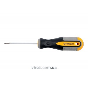 Викрутка хрестова VOREL : "Philips" PH00 х 65 мм. Cr-V [12/96/384]