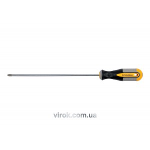Викрутка хрестова VOREL : "Philips" PH1 х 250 мм. Cr-V [12/36/144]