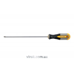 Викрутка хрестова VOREL : "Pozidriv" PZ0 х 75 мм. Cr-V [12/96/384]