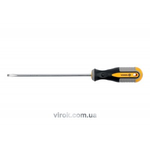 Викрутка плоска VOREL : SL4 х 150 мм. Cr-V [12/96/384]